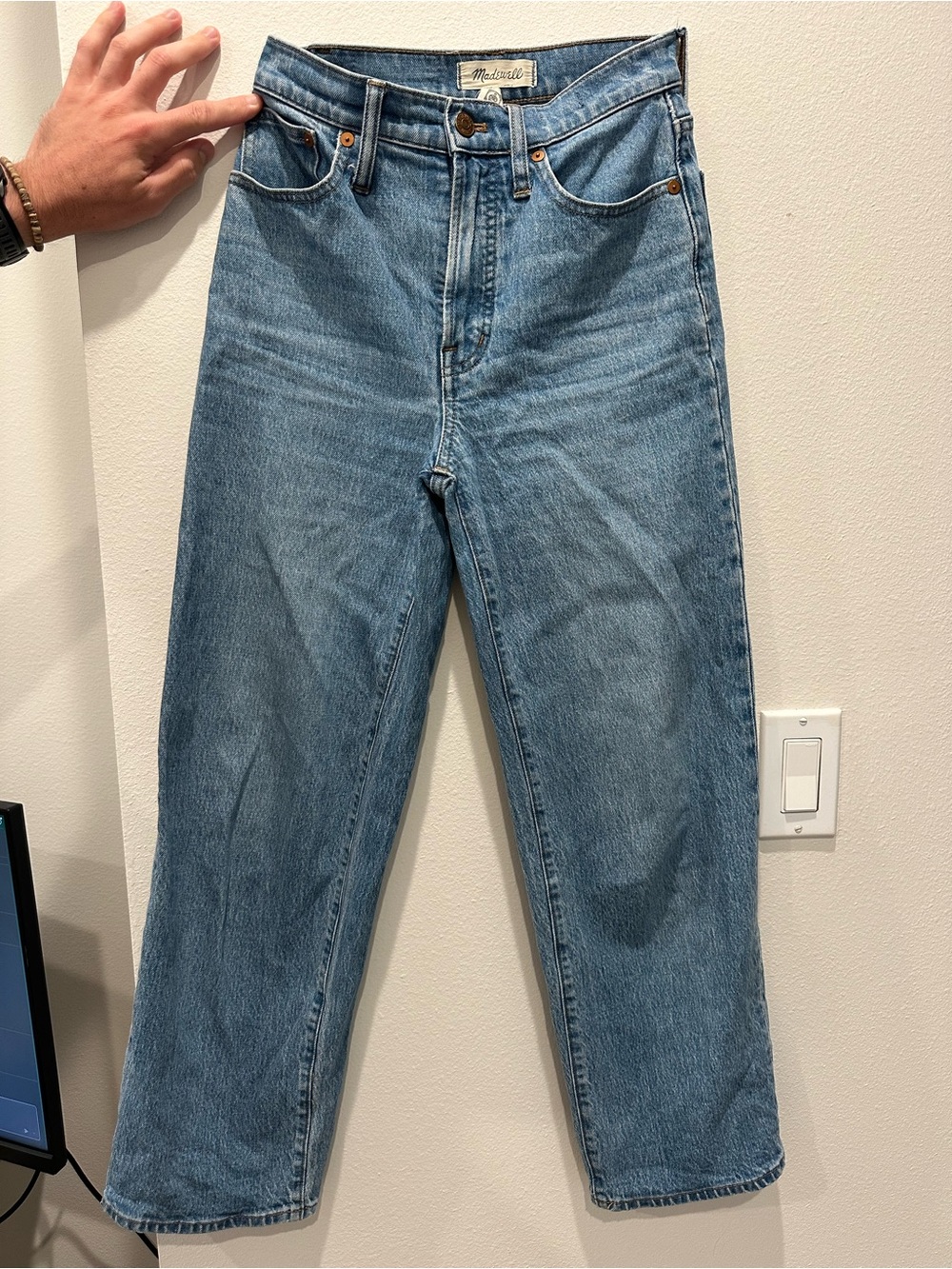Madewell Perfect Vintage Wide-Leg Crop Jeans